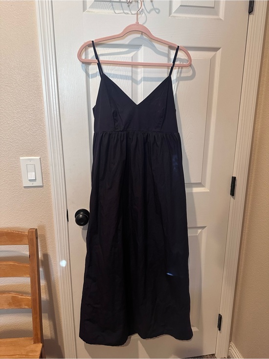 Quince Dresses & Skirts - Quince Navy Blue Spaghetti-Strap Maxi Dress
